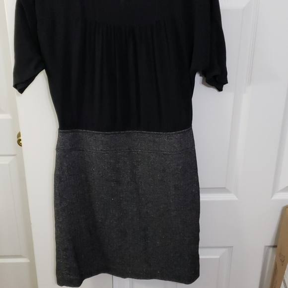 Loft work dress silk top plaid bottom 6 - Picture 3 of 6